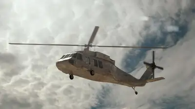 военный вертолет, фото - Новости Zakon.kz от 18.11.2023 10:40