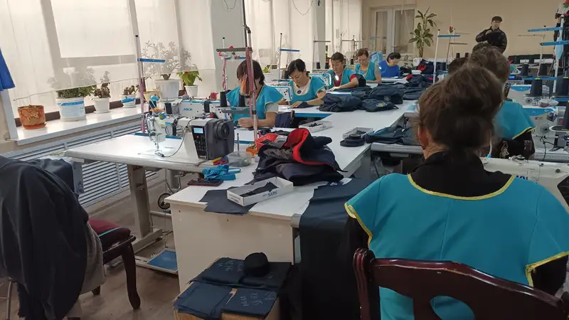 Швейное производство, Шахтинск, люди с инвалидностью, трудоустройство, Карагандинская область