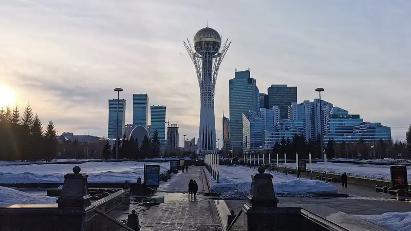 Снег в Астане, туман, погода в Алматы 
