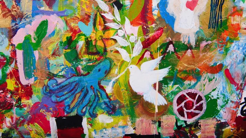 Арт-проект "Картина Мира" The world painting  участником Глобального всемирного климатического саммита COP 28, фото - Новости Zakon.kz от 24.11.2023 18:08