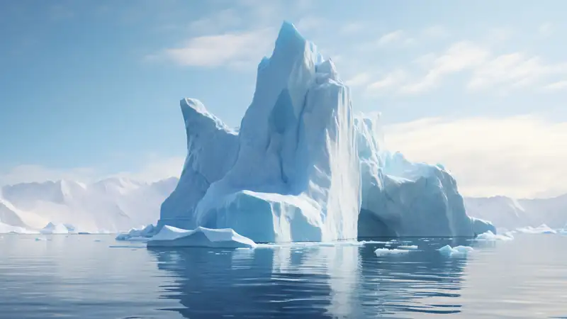 айсберг в Антарктиде, фото - Новости Zakon.kz от 25.11.2023 12:49