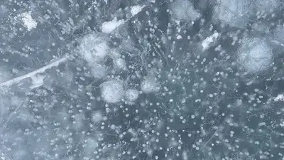 Великолепие зимнего Борового показали на видео