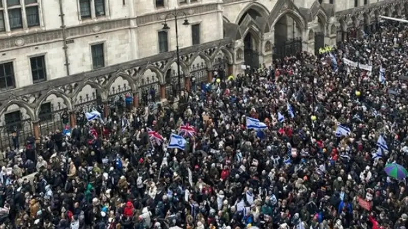 марш в Лондоне, фото - Новости Zakon.kz от 27.11.2023 07:17