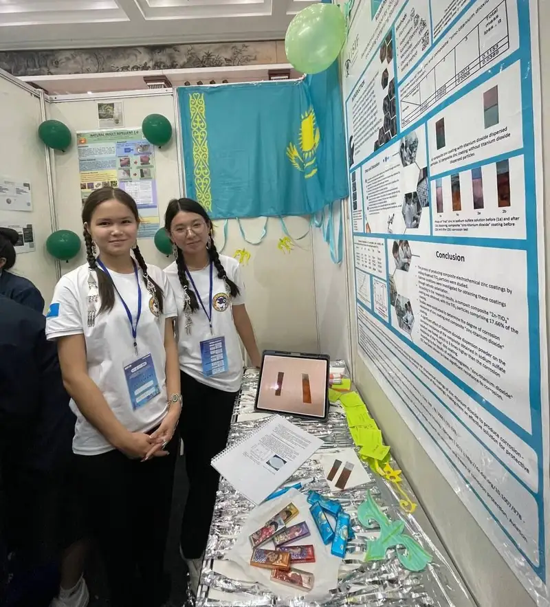 Научные проекты школьников из Алматы завоевали призовые места на международной выставке изобретений, фото - Новости Zakon.kz от 28.11.2023 10:31