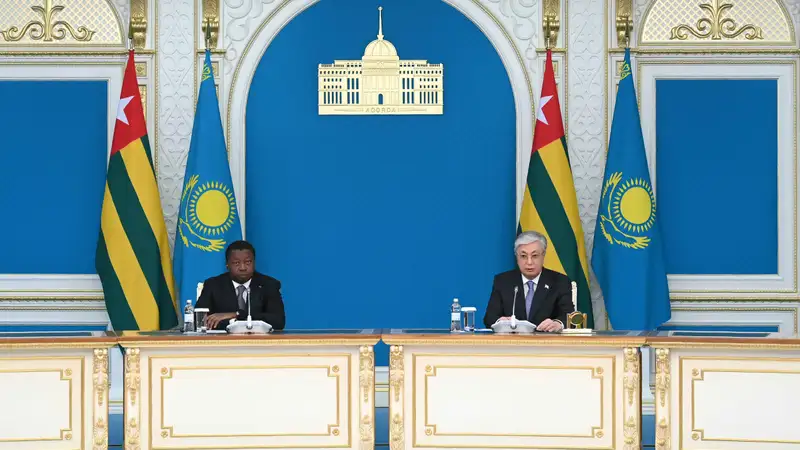 Опубликовано совместное заявление президентов Казахстана и Того