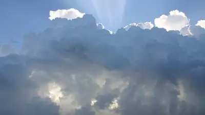 небо, облака