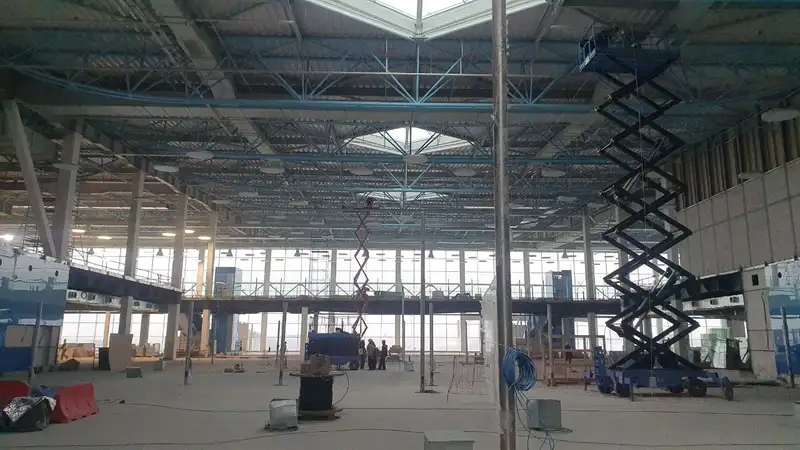строительство Международного терминала аэропорта Алматы, фото - Новости Zakon.kz от 05.12.2023 12:06