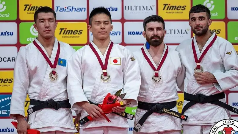 Казахстанские пара дзюдоисты завоевали 10 наград на Гран-при в Токио