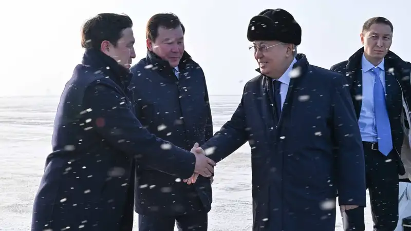 Токаев прибыл в Актюбинскую область с рабочей поездкой