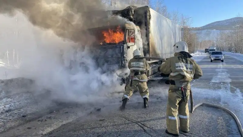 В МЧС РК предупредили о возможных пожарах на транспорте из-за мороза