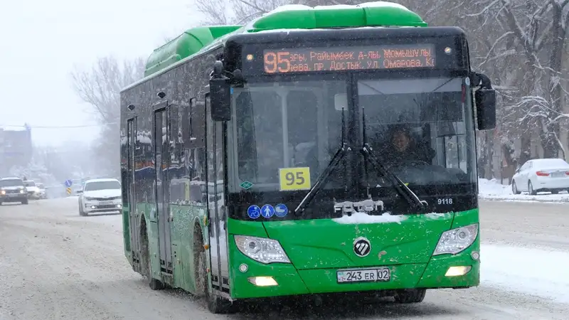 На какие маршруты выйдут новые автобусы в Алматы