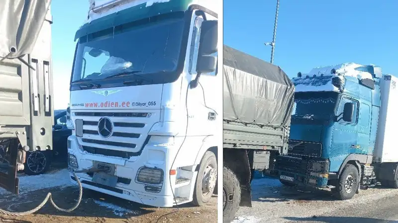 Военнослужащие помогли отбуксировать более 80 машин на трассах в Жамбылской области