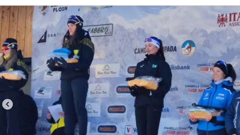 Казахстанская лыжница Мария Геращенко завоевала третье место в турнире в Италии