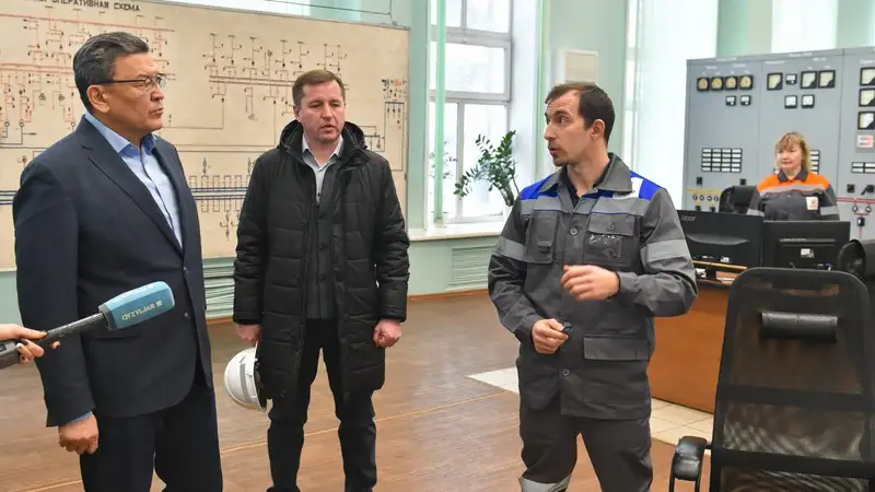 Гауез Нурмухамбетов посетил ТЭЦ-2