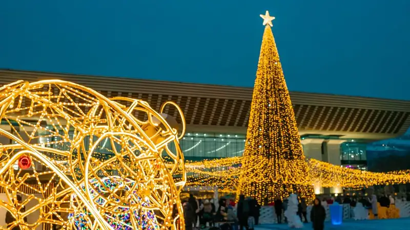 Сколько потратили на новогоднее оформление Алматы