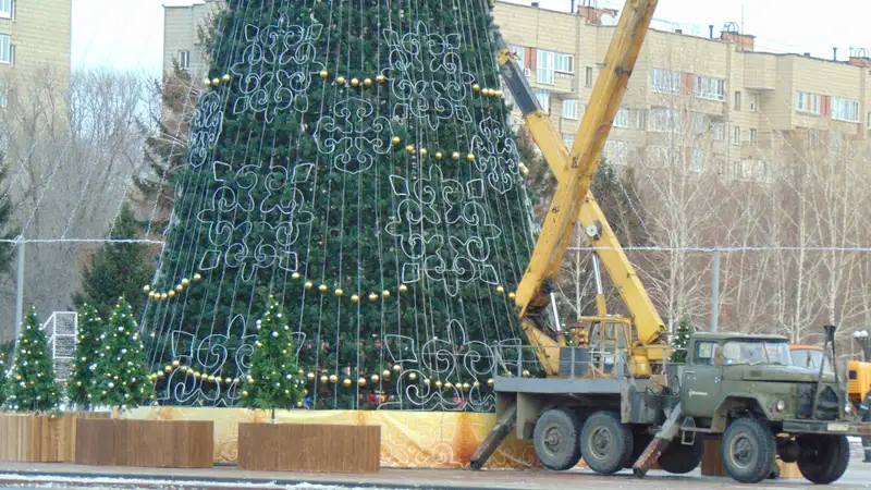 Новогоднее оформление в регионах, Костанай, Талдыкорган, Павлодар, Усть-Каменогорск, Уральск, фото - Новости Zakon.kz от 23.12.2023 13:54