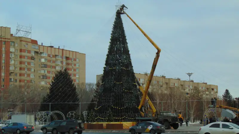 Новогоднее оформление в регионах, Костанай, Талдыкорган, Павлодар, Усть-Каменогорск, Уральск, фото - Новости Zakon.kz от 23.12.2023 13:54