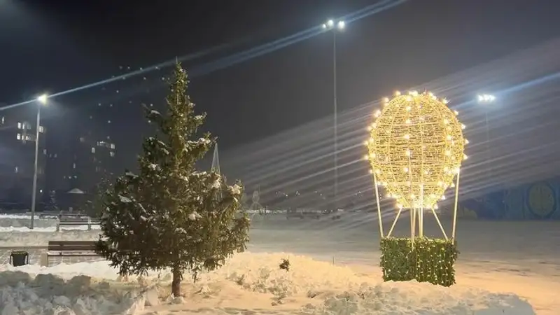 Новогоднее оформление в регионах, Костанай, Талдыкорган, Павлодар, Усть-Каменогорск, Уральск, фото - Новости Zakon.kz от 23.12.2023 13:54