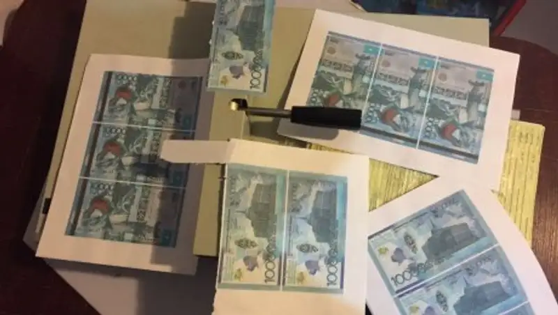 Типографию, производившую миллионы фальшивых тенге, выявили в Алматы