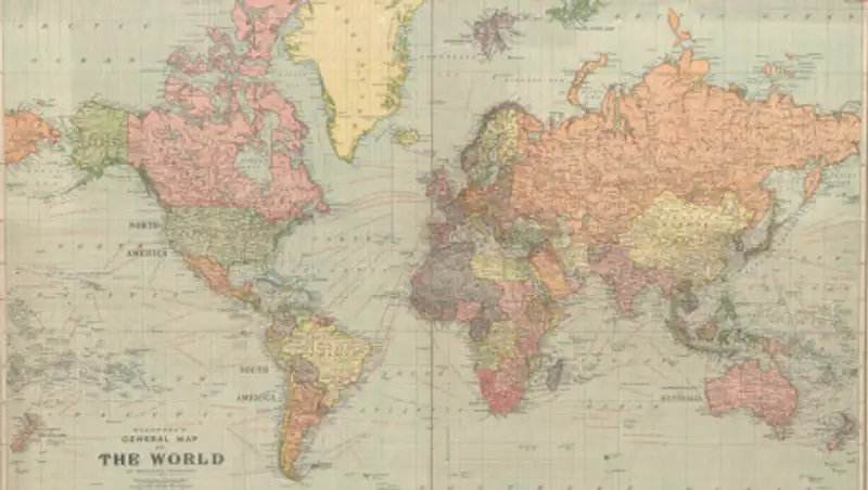 Карта мира прошлого века, где нет Казахстана, удивила пользователей сети
