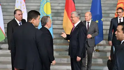 президент Центральной Азии, канцлер Германии, фото - Новости Zakon.kz от 29.09.2023 21:14