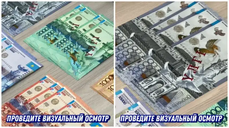 Как отличить фальшивые деньги: казахстанцам напомнили о нюансах, фото - Новости Zakon.kz от 25.09.2023 13:50