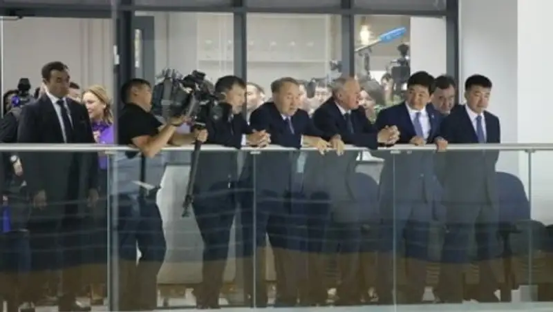 Президент РК посетил новый спорткомплекс «Халык Арена» в Алматы