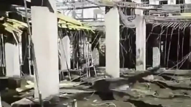 В Астане в строящемся ЖК рухнуло перекрытие