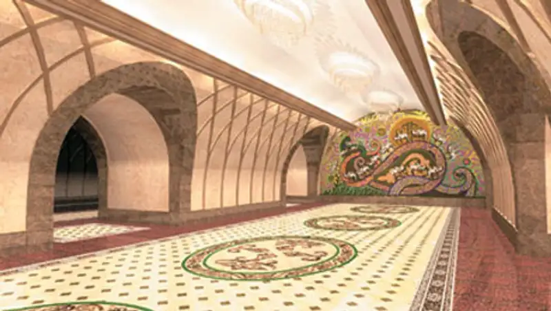 В Алматинском метро открылась выставка картин, отображающих социальные проблемы