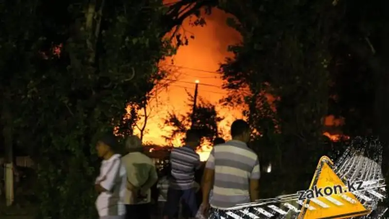 Крупный пожар в Алматинской области локализован