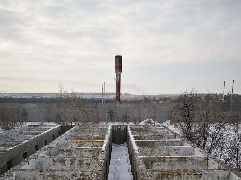 заброшенная водонапорная башня , фото - Новости Zakon.kz от 31.01.2023 12:07