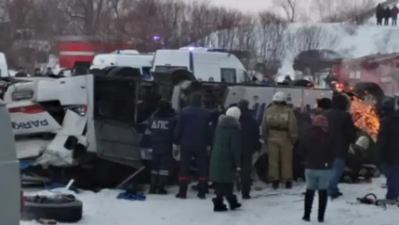 19 погибших - завершены спасательные работы на месте ДТП в Забайкалье