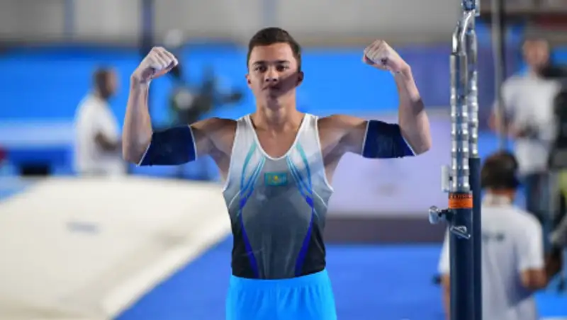Казахстанский гимнаст взял "серебро" этапа Кубка мира по спортивной гимнастике