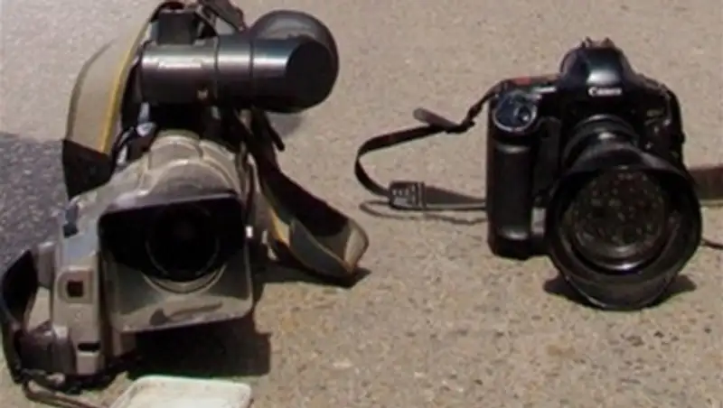 В Сирии обстреляли автомобили с российскими журналистами