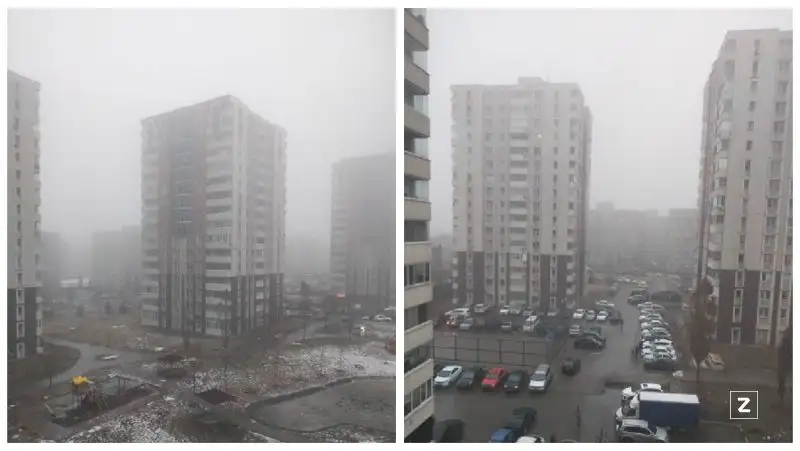 алматы, туман, фото - Новости Zakon.kz от 05.01.2022 10:31