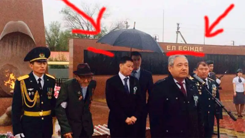 Скандал в соцсетях: фото, где под дождем мокнет ветеран облетело весь Казнет