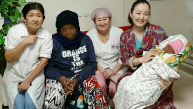 Гражданка Нигерии родила в Мангистауском областном перинатальном центре