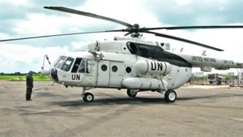 Киев обязали снять ооновскую символику с военных вертолетов