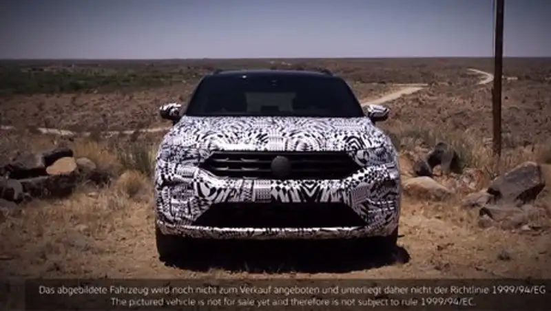 Младшего брата VW Tiguan показали на видео