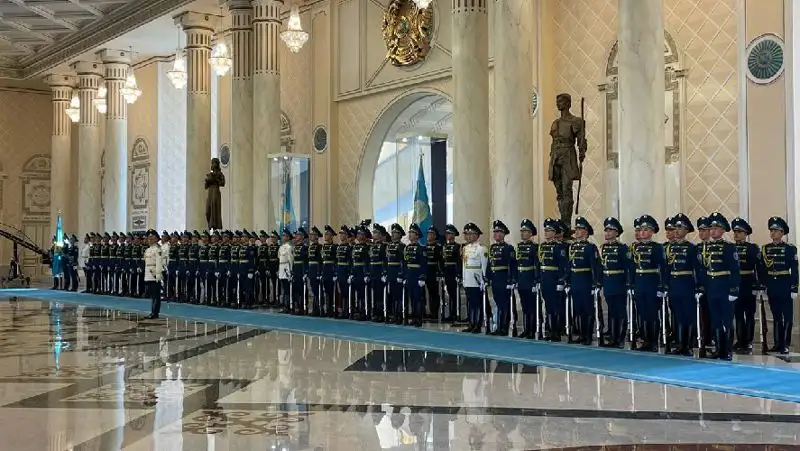 Акорда Токаев эмир Катара встреча, фото - Новости Zakon.kz от 12.10.2022 10:01