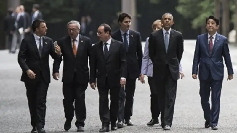 Лидеры "семерки" обсудили ситуацию на Корейском полуострове и Украине