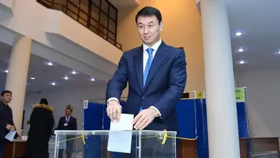 Дархан Сатыбалды проголосовал на выборах