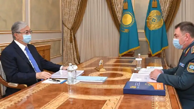 Токаев принял министра по ЧС