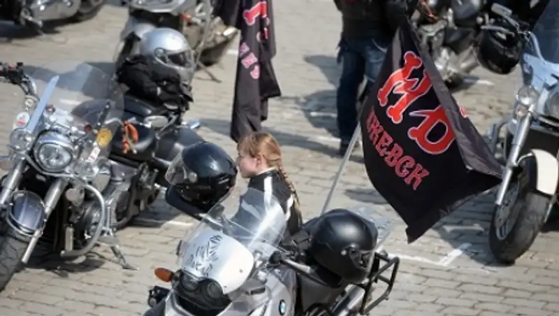 Российские байкеры доехали до Берлина