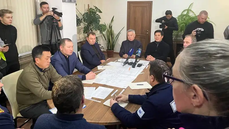 В Экибастузе проходит заседание оперштаба с участием членов Правительства