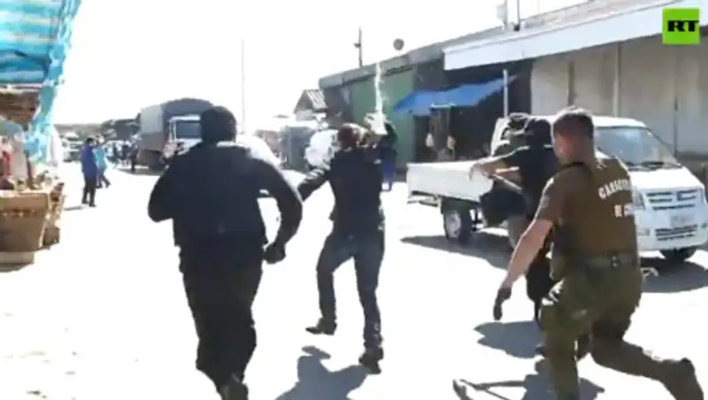 Задержание сбежавшей пациентки с коронавирусом попало на видео