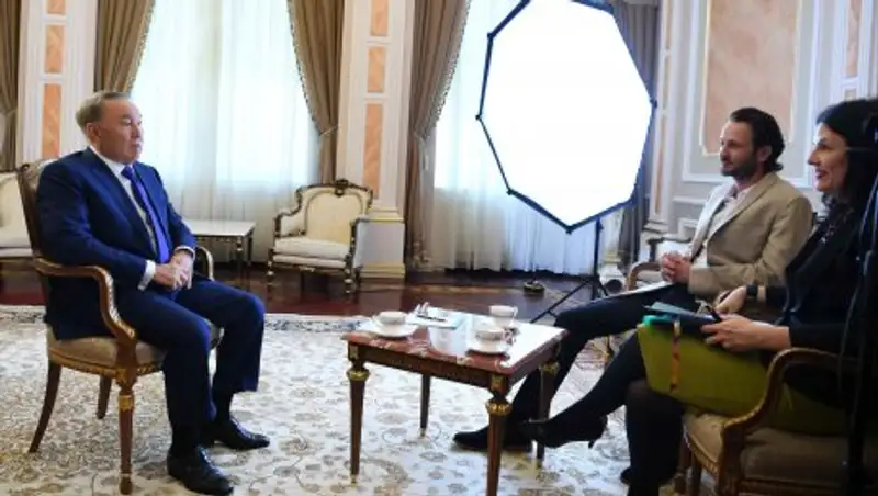 Нурсултан Назарбаев дал интервью телеканалу National Geographic