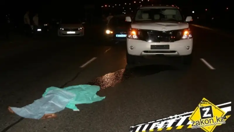 На ВОАД в Алматы погиб пешеход, выбежавший на дорогу под колеса внедорожника