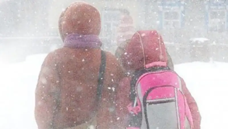 В столице отменили занятия в школах