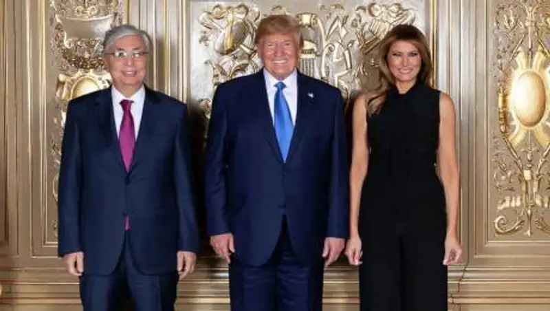 Токаев обратился к чете Трампов